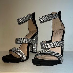 Windsor Jeweled Heels, Size 9